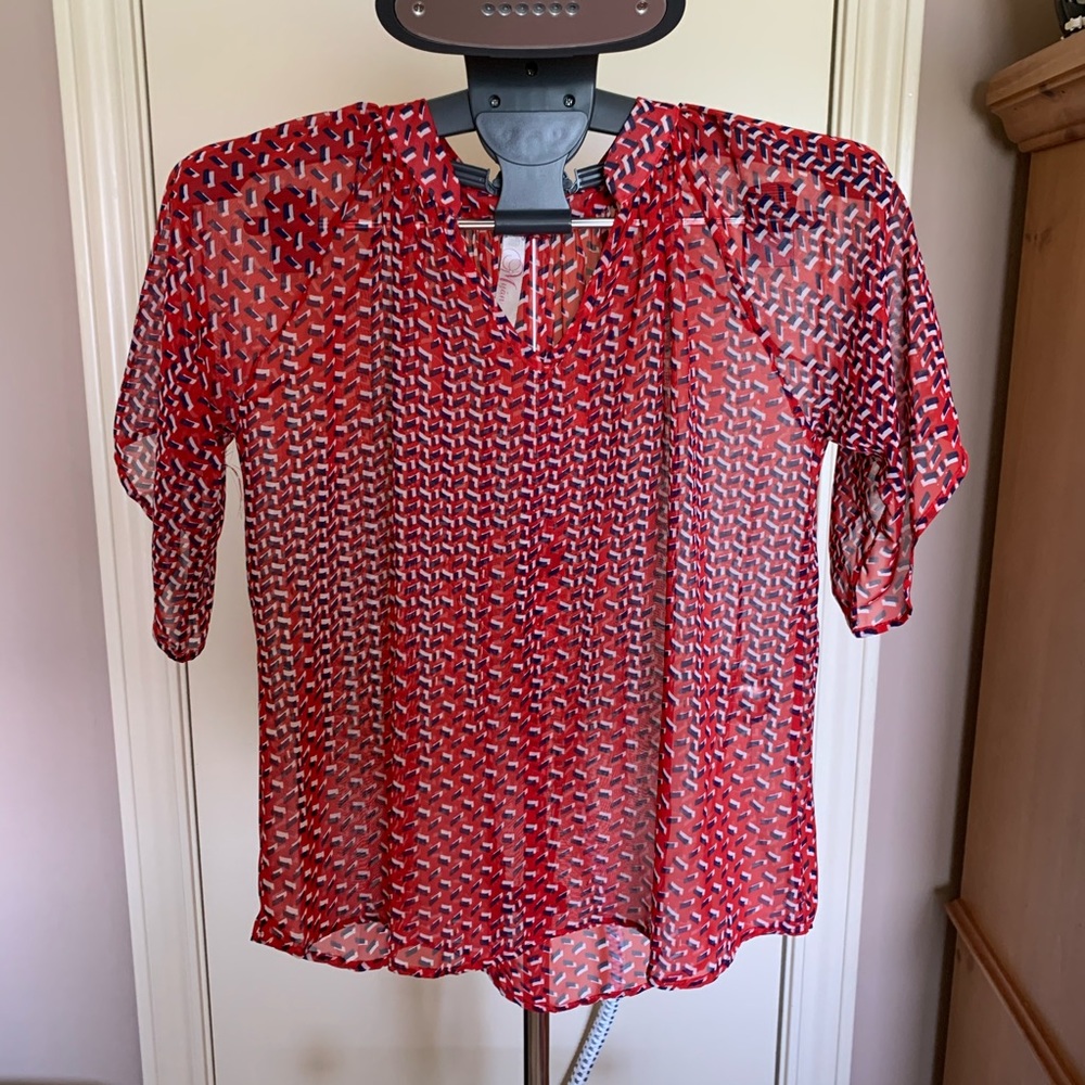 Myan patterned blouse